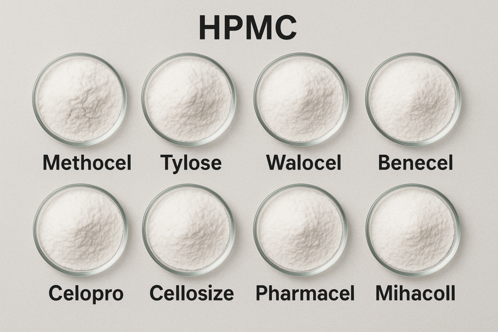 HPMC product with different labelings