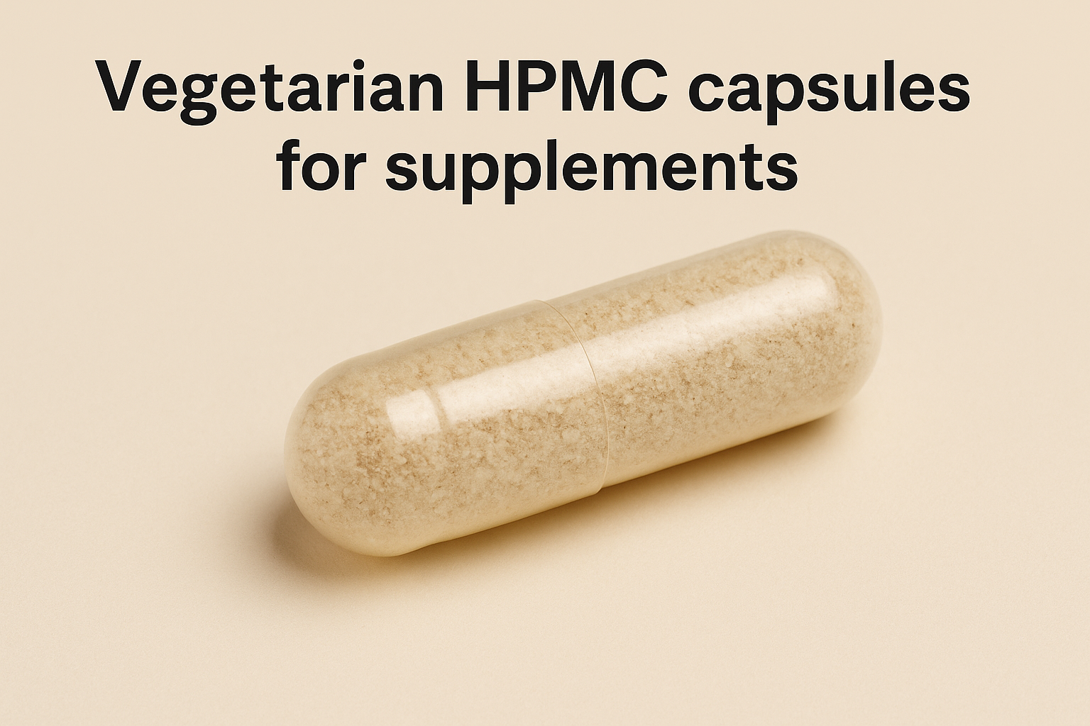HPMC vegetarian capsules