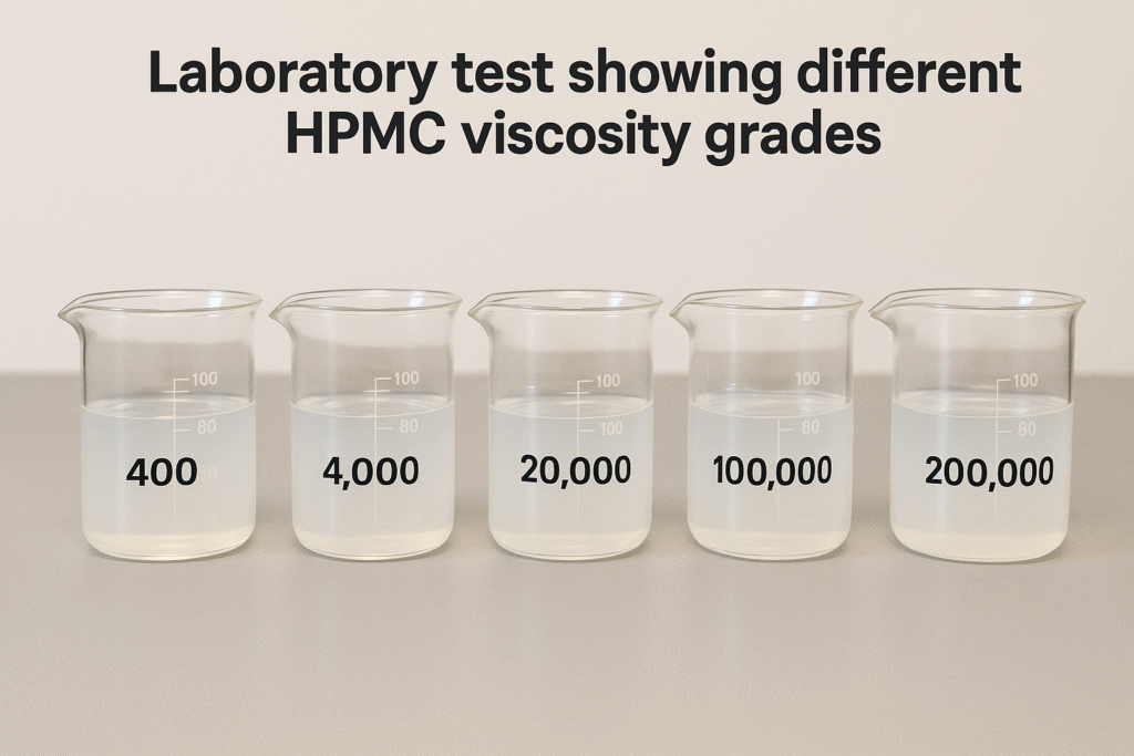 HPMC viscosity comparison test