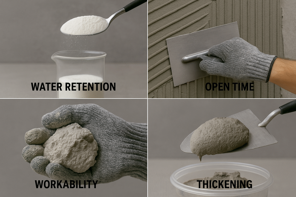 HPMC property demonstration
