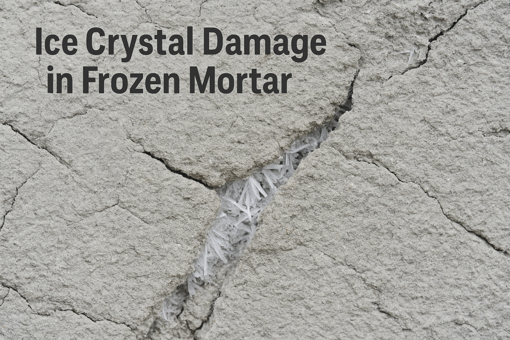 Frozen mortar damage