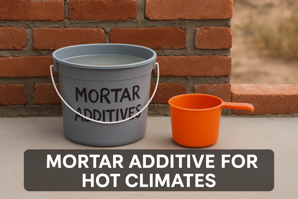 Hot weather mortar additives