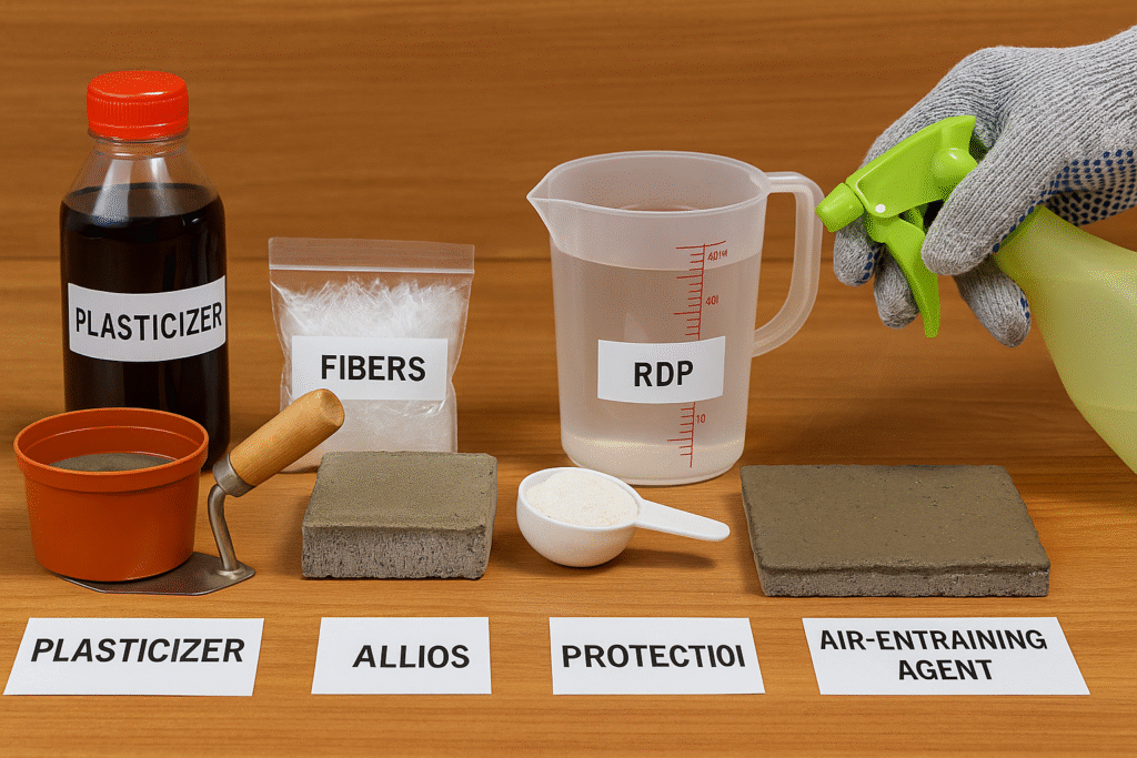 concrete additives and their application