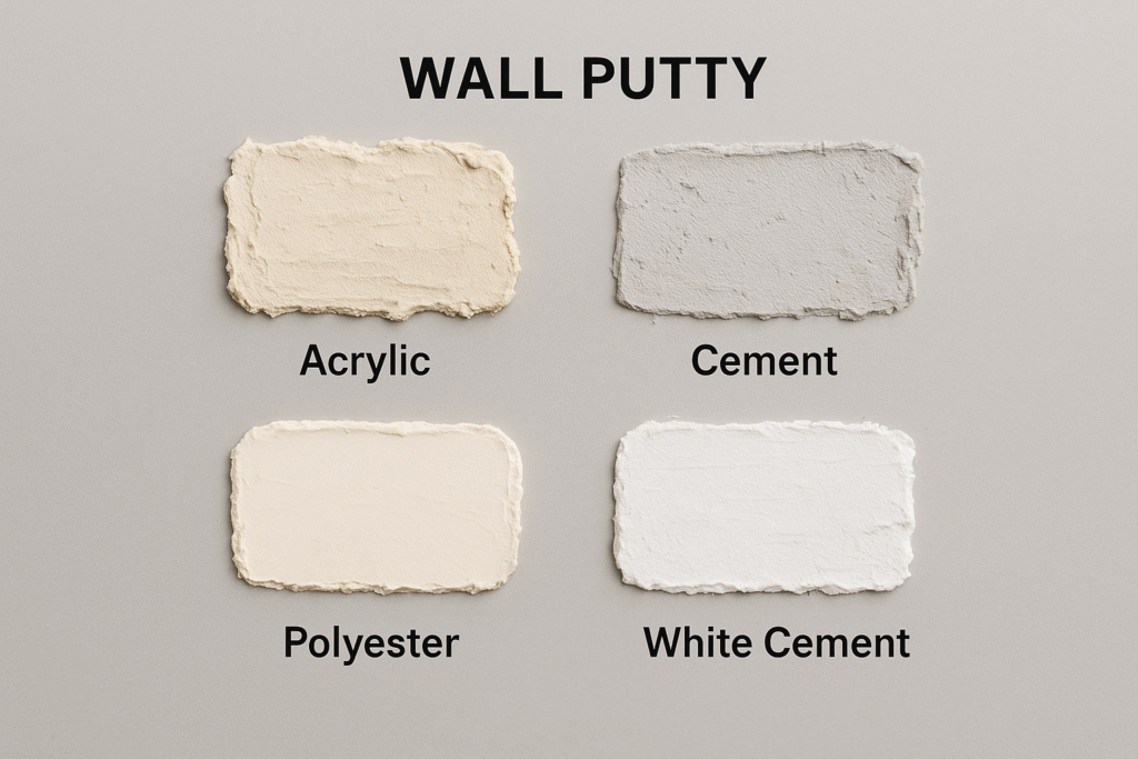 types of wall putty