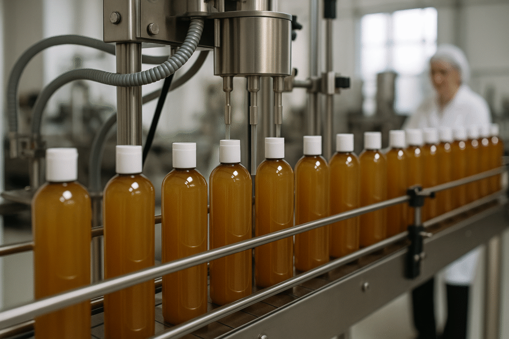 shampoo factory production line