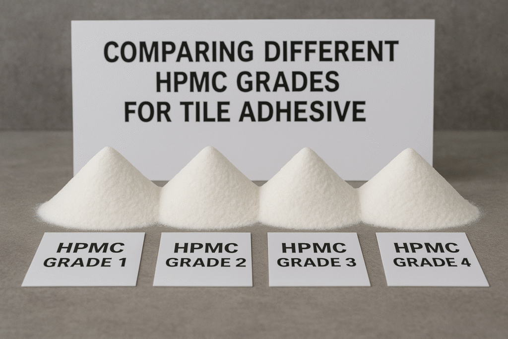 Different HPMC grades comparison