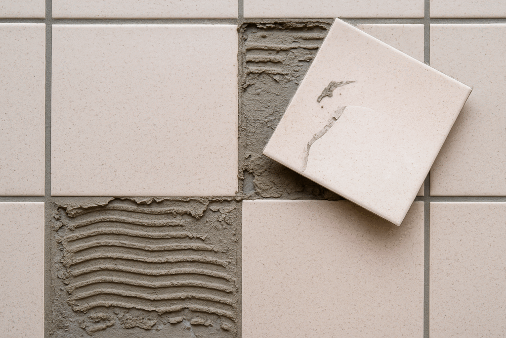 mortar adhesion problems