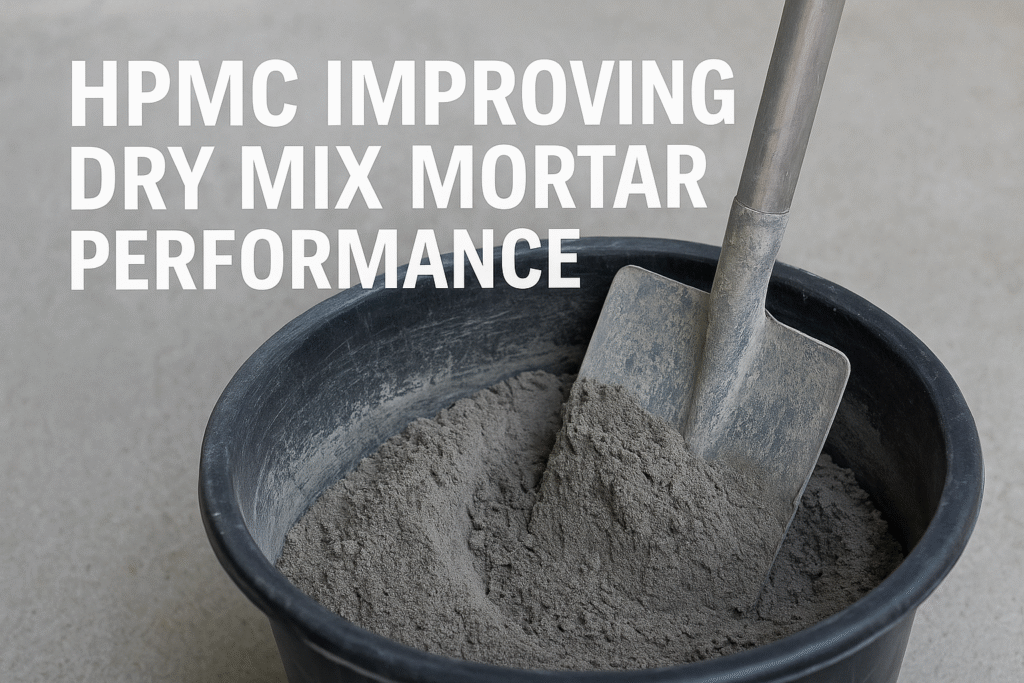 HPMC in dry mix mortar application