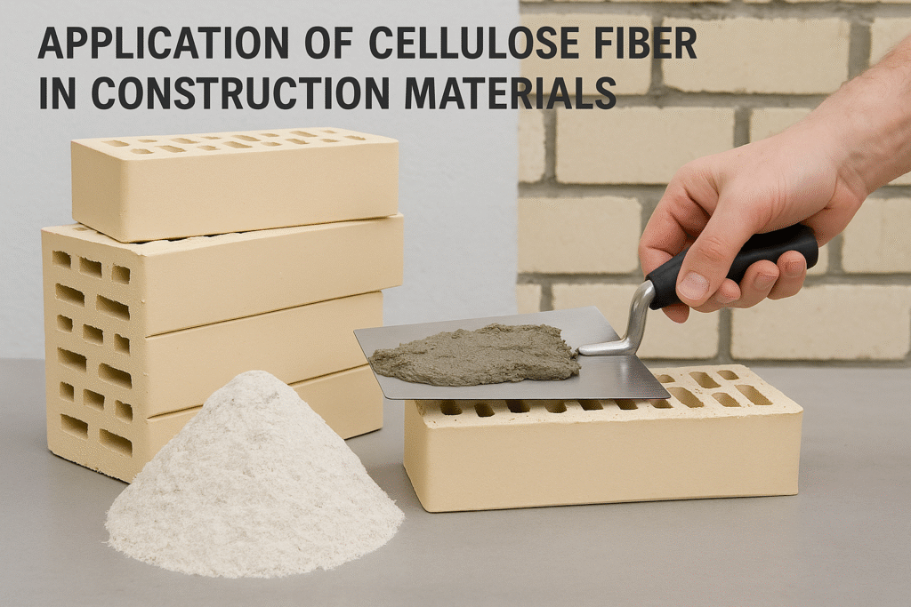 cellulose fiber application demonstration