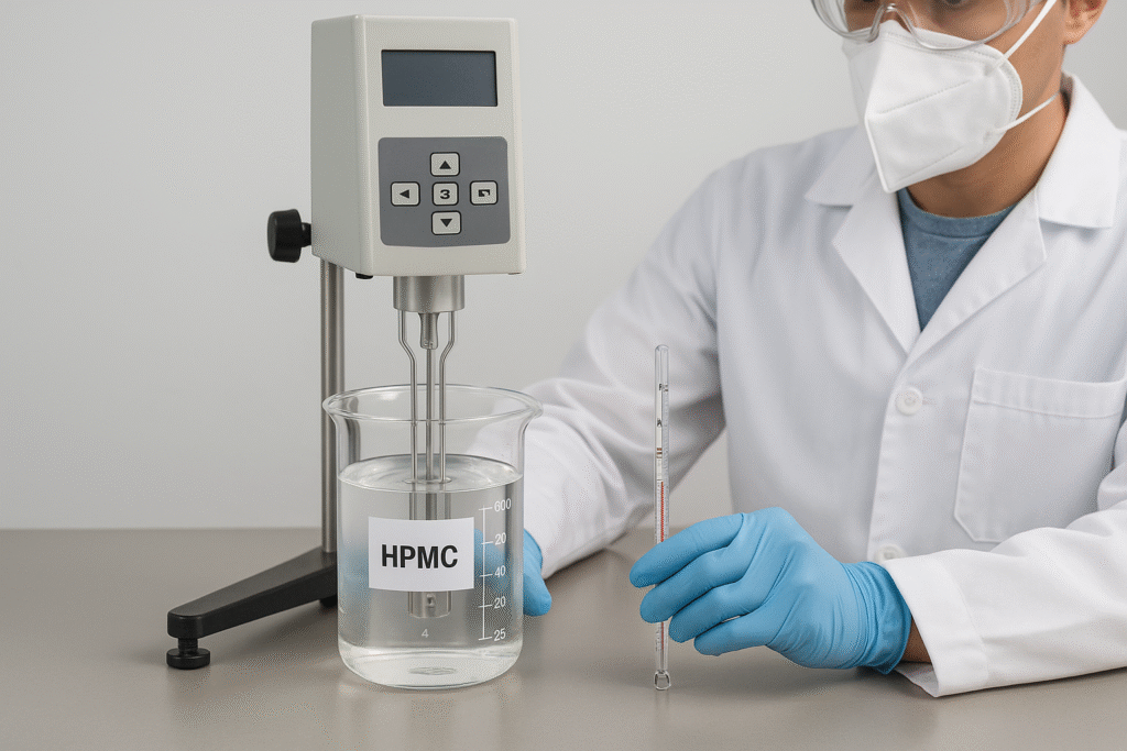 Medición de viscosidad HPMC