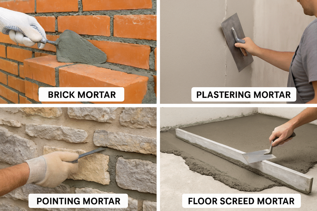 mortar applications construction