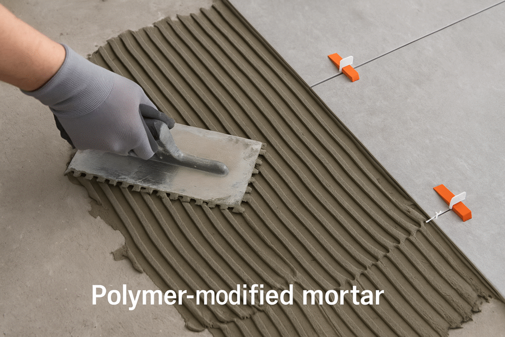 polymer modified mortar application