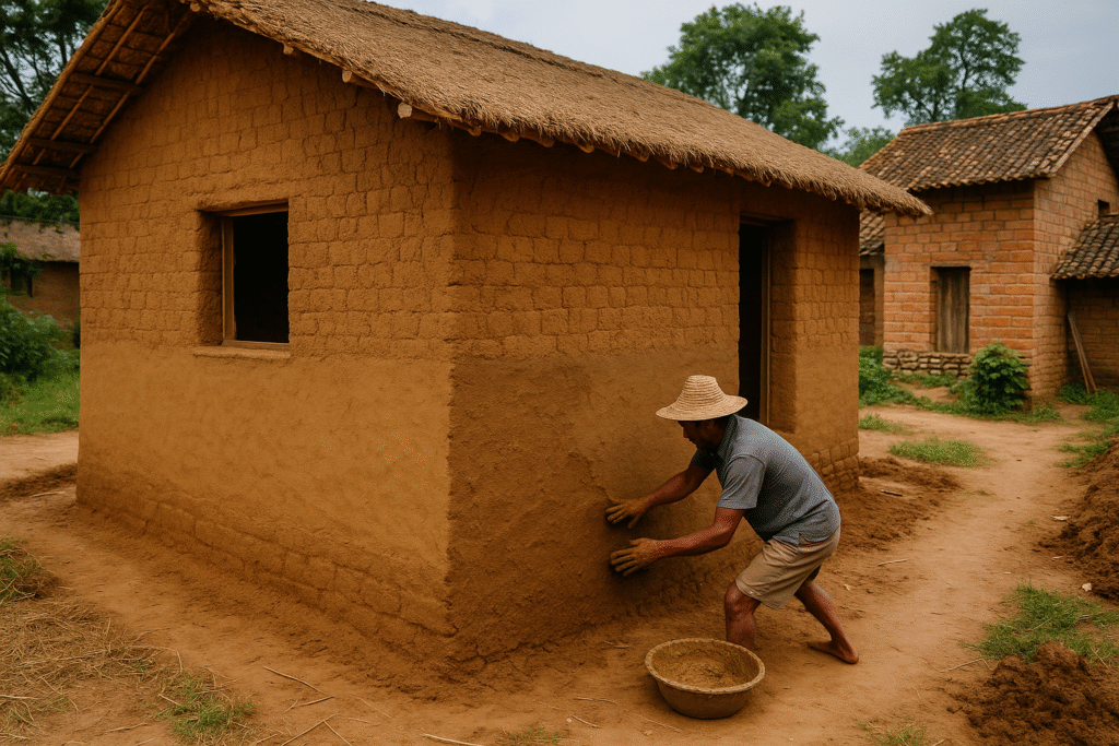 mud mortar sustainable building