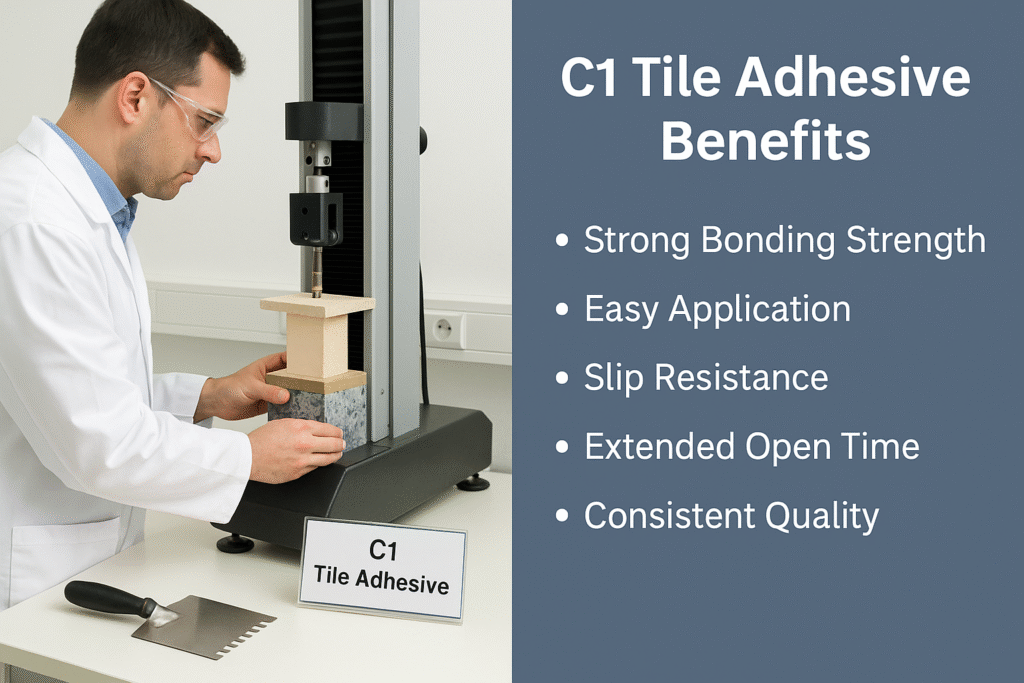 tile adhesive classification chart