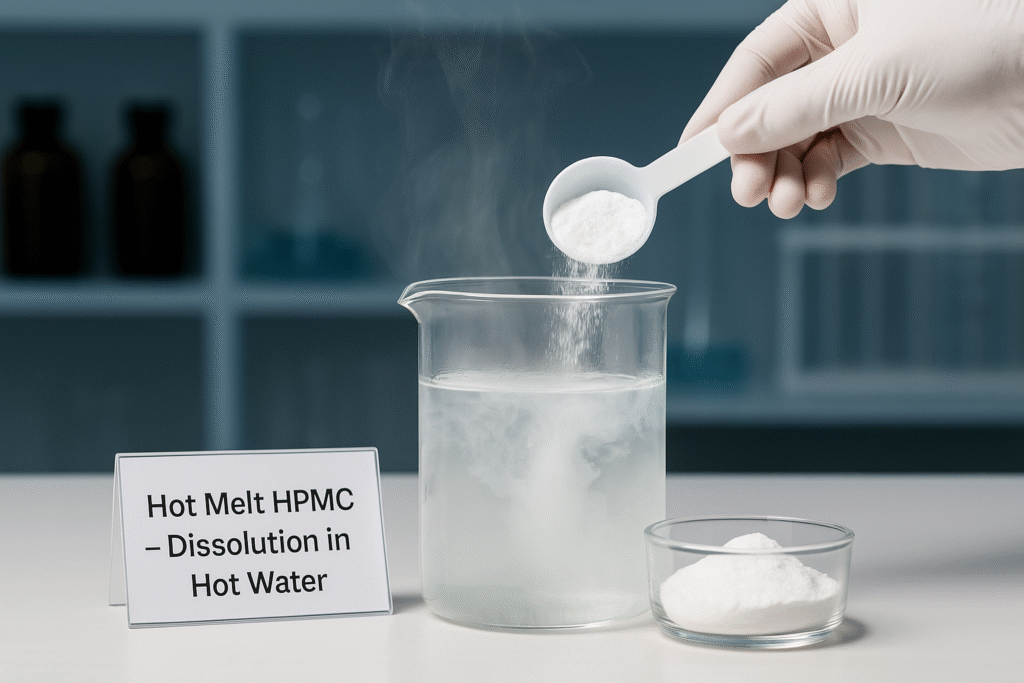 Hot melt HPMC