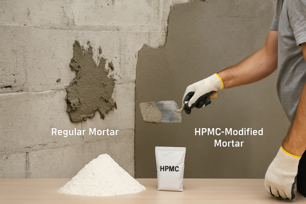 mortar additives for better adhesion