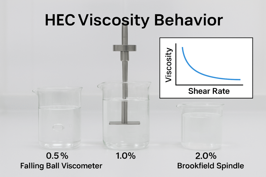 HEC viscosity properties demonstration