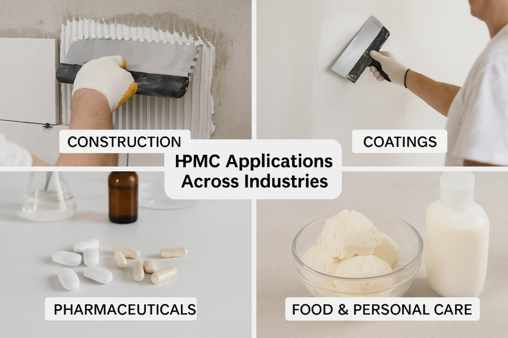 HPMC applications in different industries