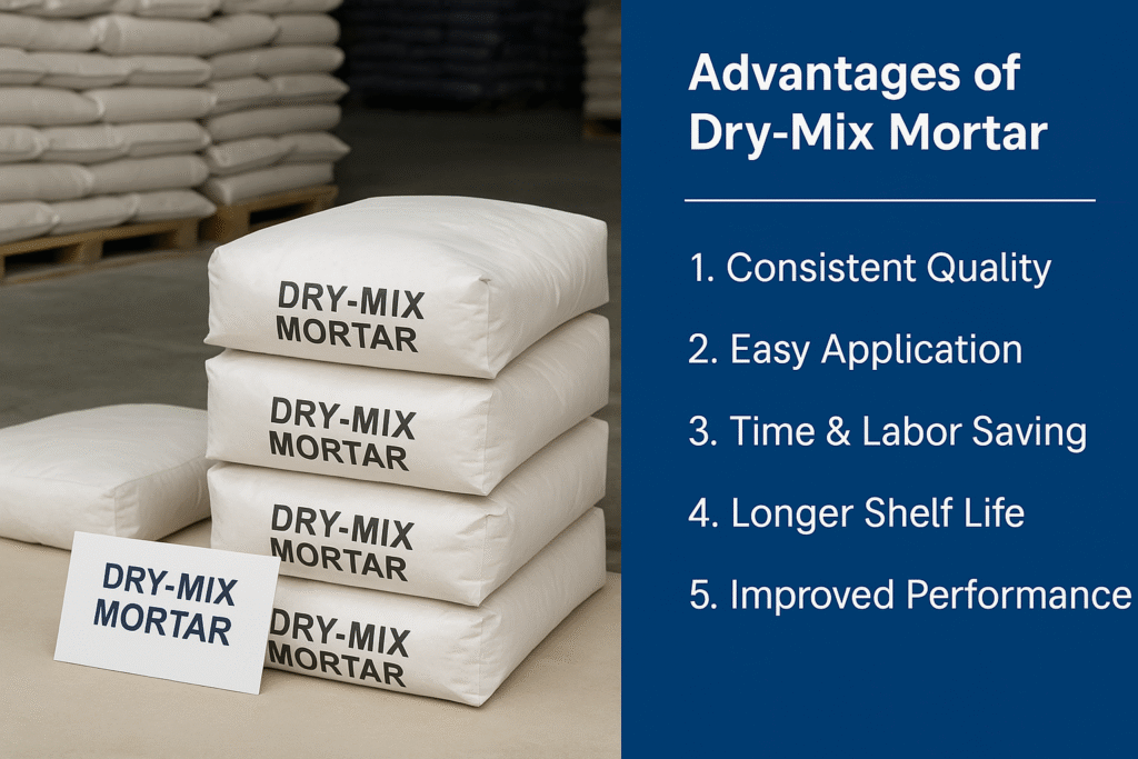 dry mix mortar advantages