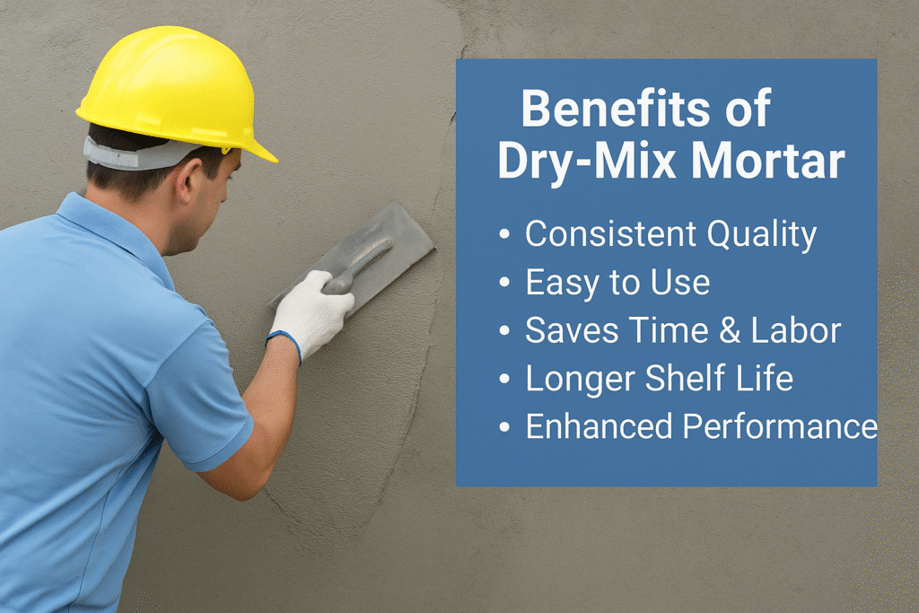benefits of dry mix mortar