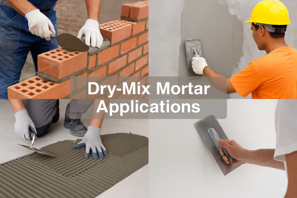 dry mix mortar applications
