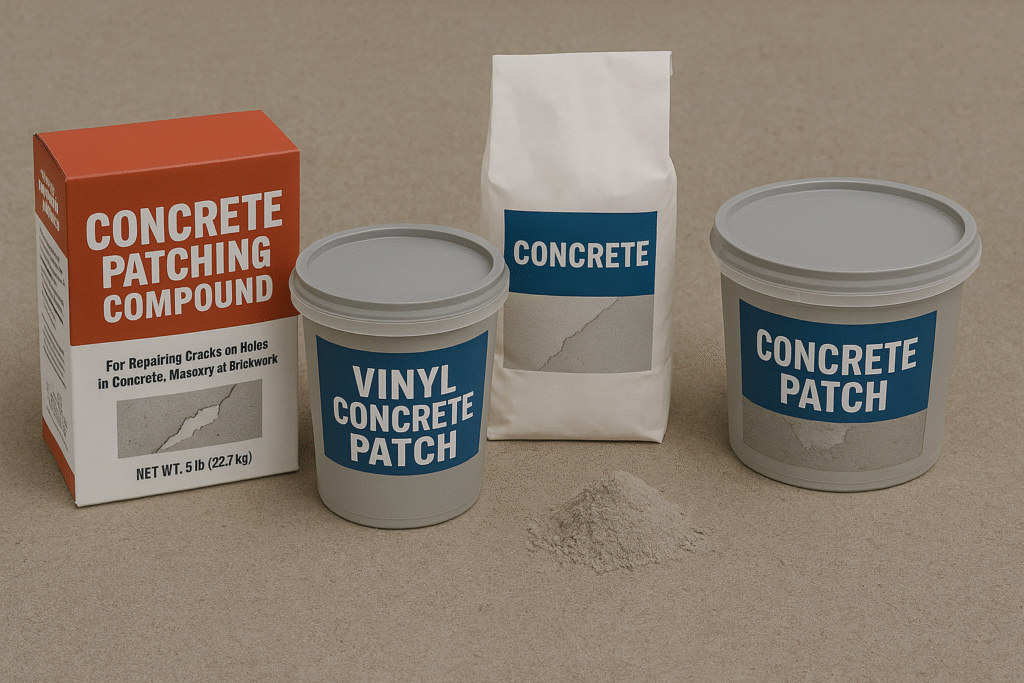 concrete patching material comparison