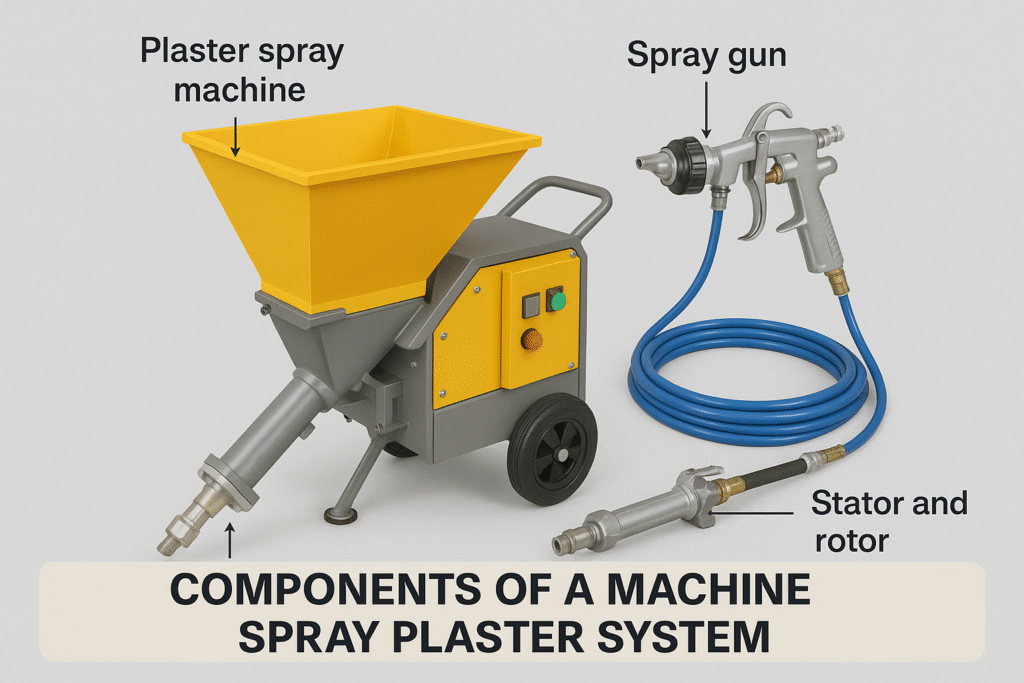 machine spray system components