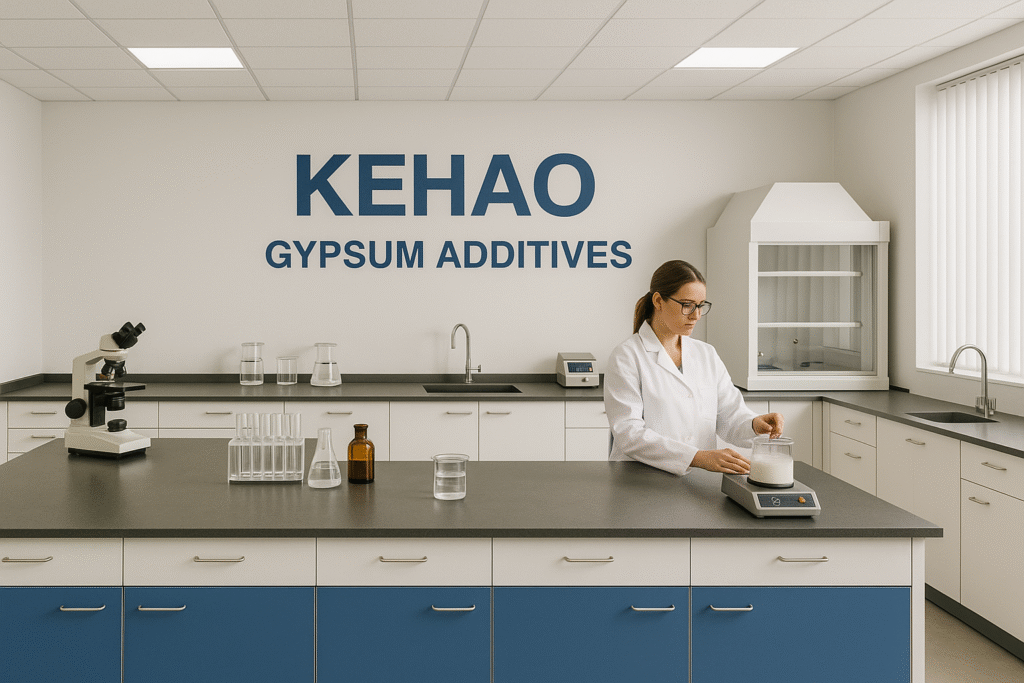 Laboratorio de investigación de KEHAO para aditivos de yeso