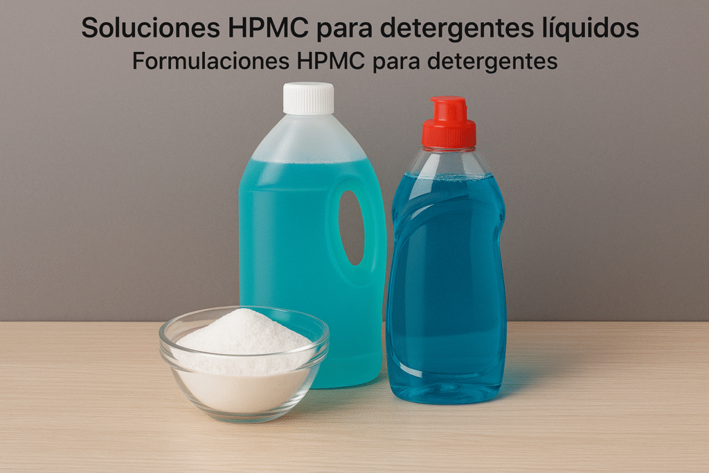 Soluciones HPMC para detergentes líquidos
