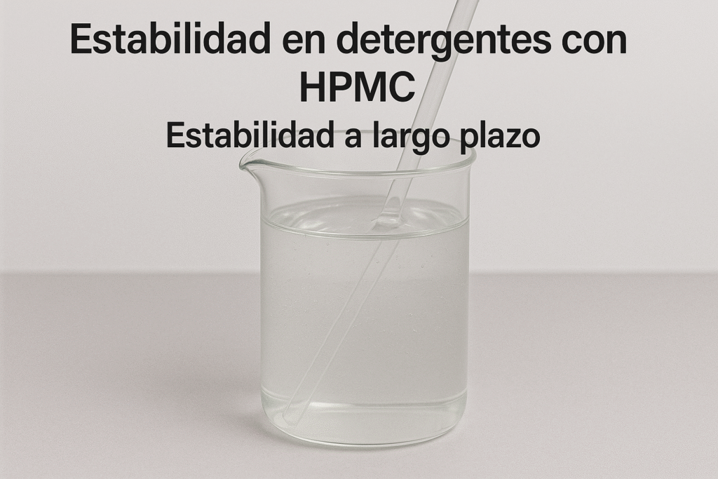 Estabilidad en detergentes con HPMC