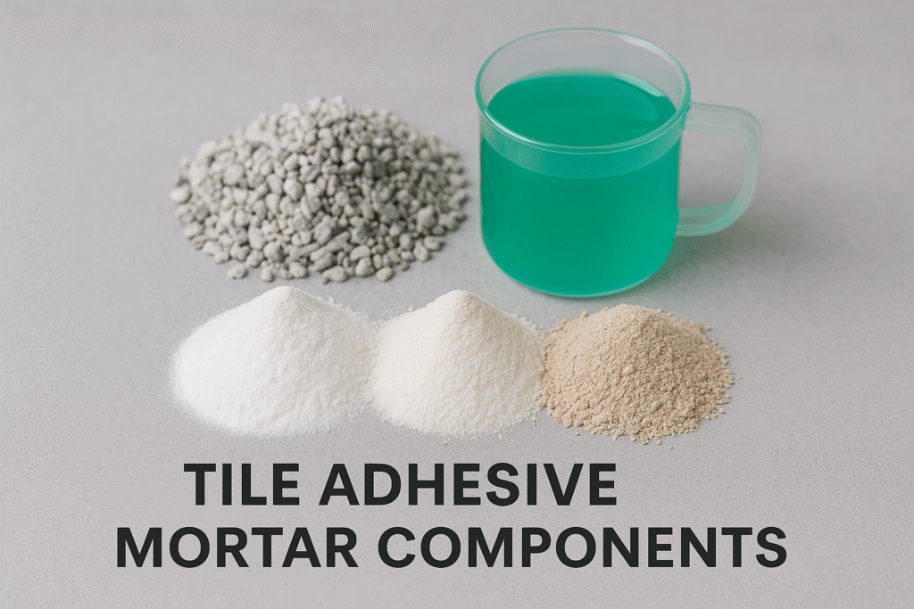 tile adhesive mortar components