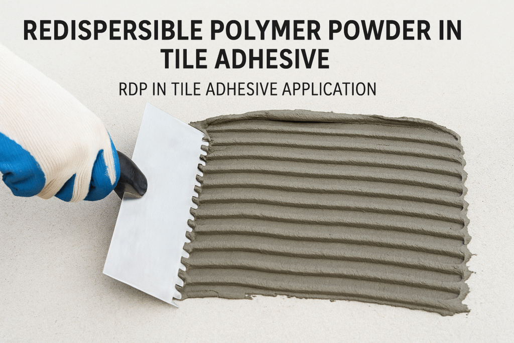 redispersible polymer powder in tile adhesive