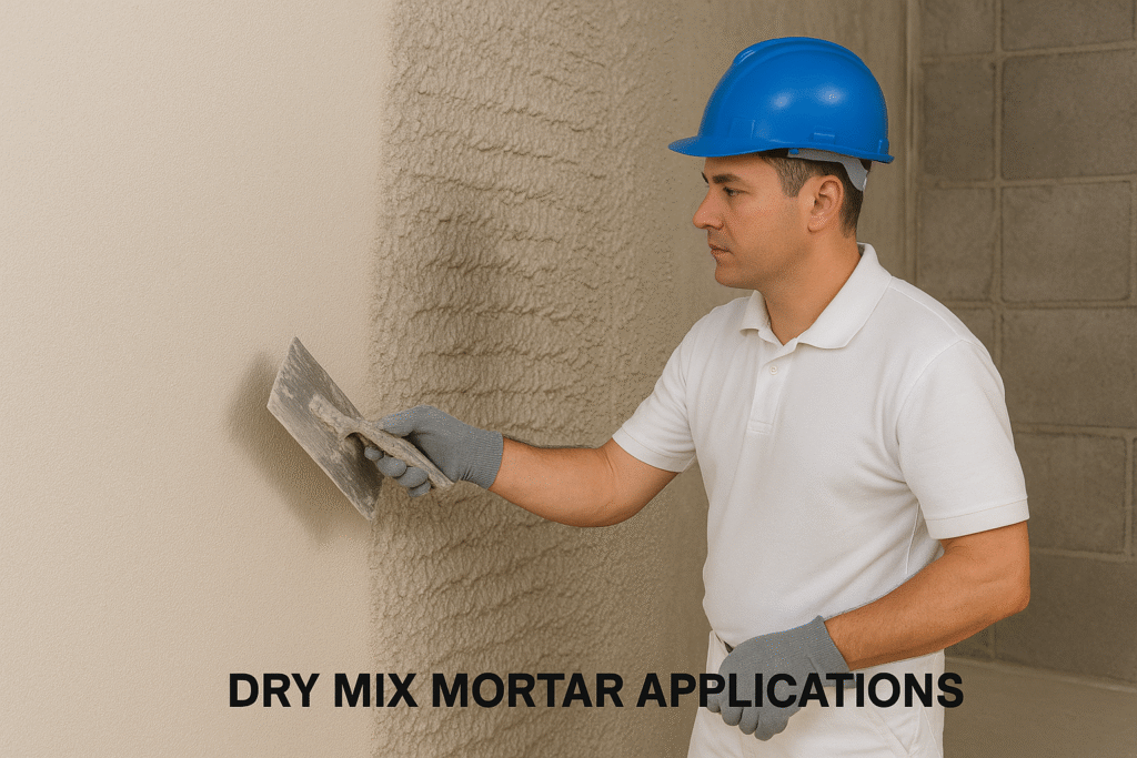 dry mix mortar applications