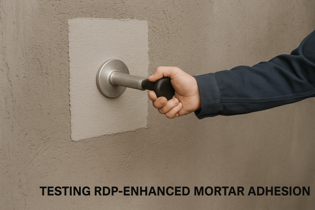 RDP-modified mortar performance