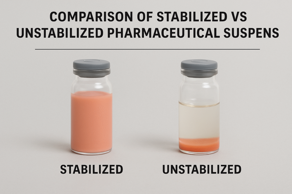 Stabilization effect of cellulose derivatives