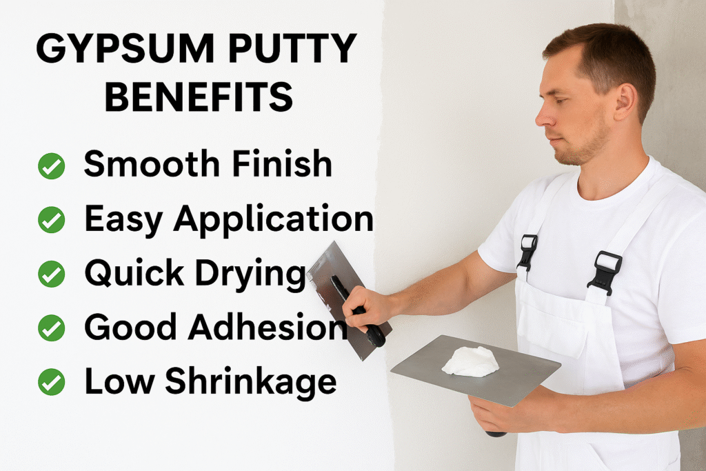 gypsum putty advantages demonstration