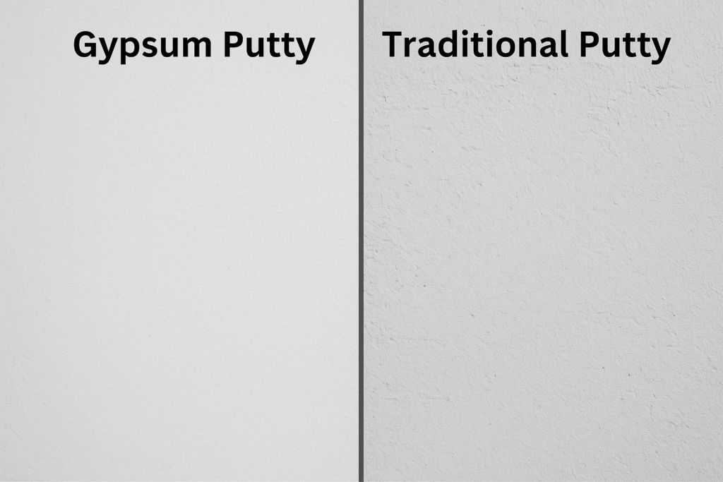 comparison of different putty types