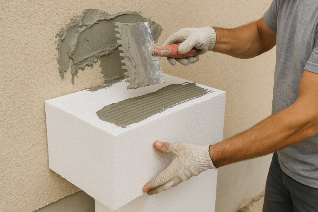 EIFS installation process