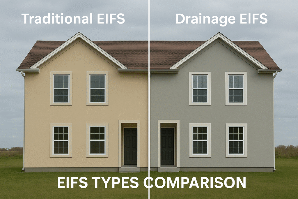 Different types of EIFS systems comparison