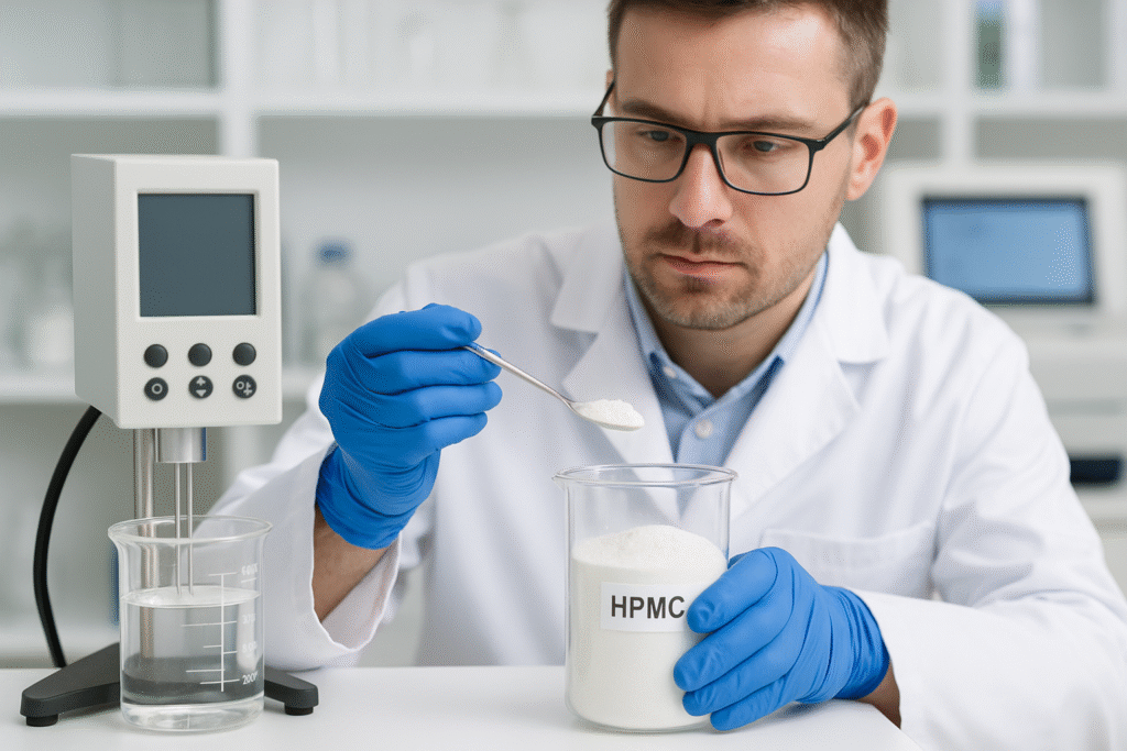 Laboratory testing of HPMC purity and composition