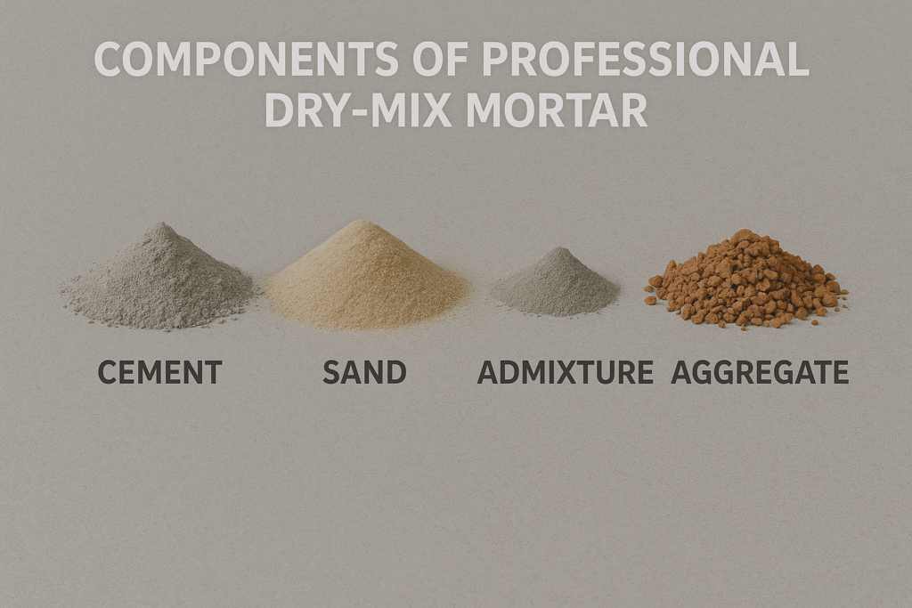 dry mix mortar components explanation
