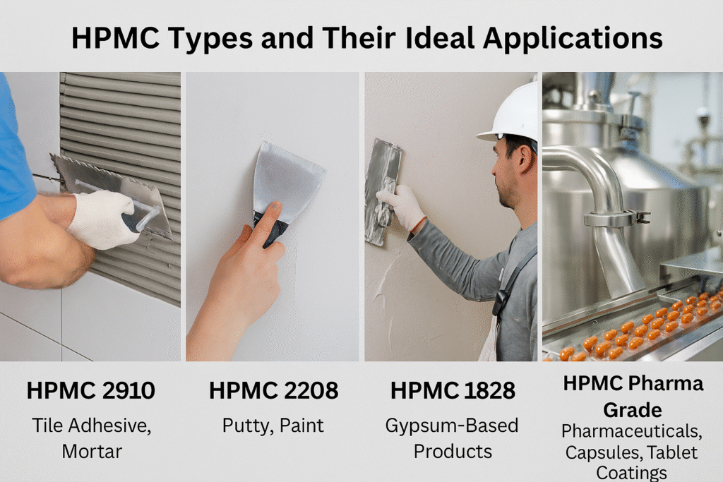HPMC application comparison