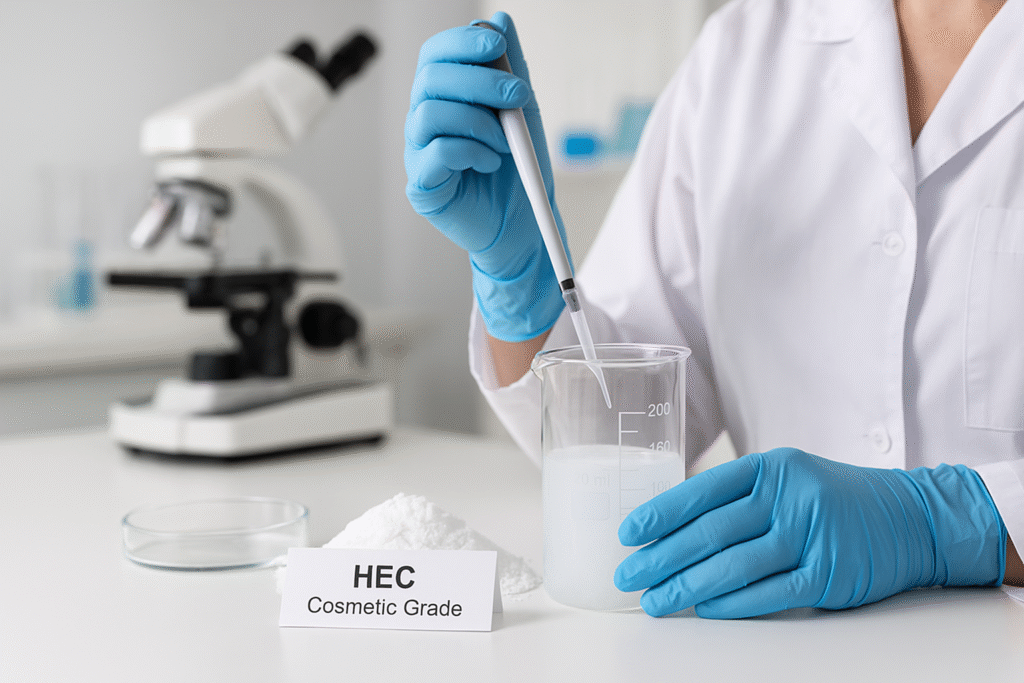 Quality testing of HEC samples