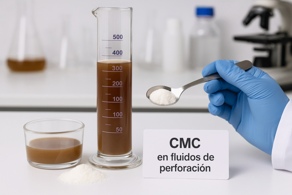 CMC utilizada en fluidos de perforación