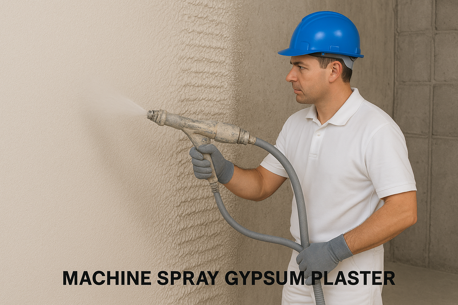 Machine Spray Gypsum Plaster