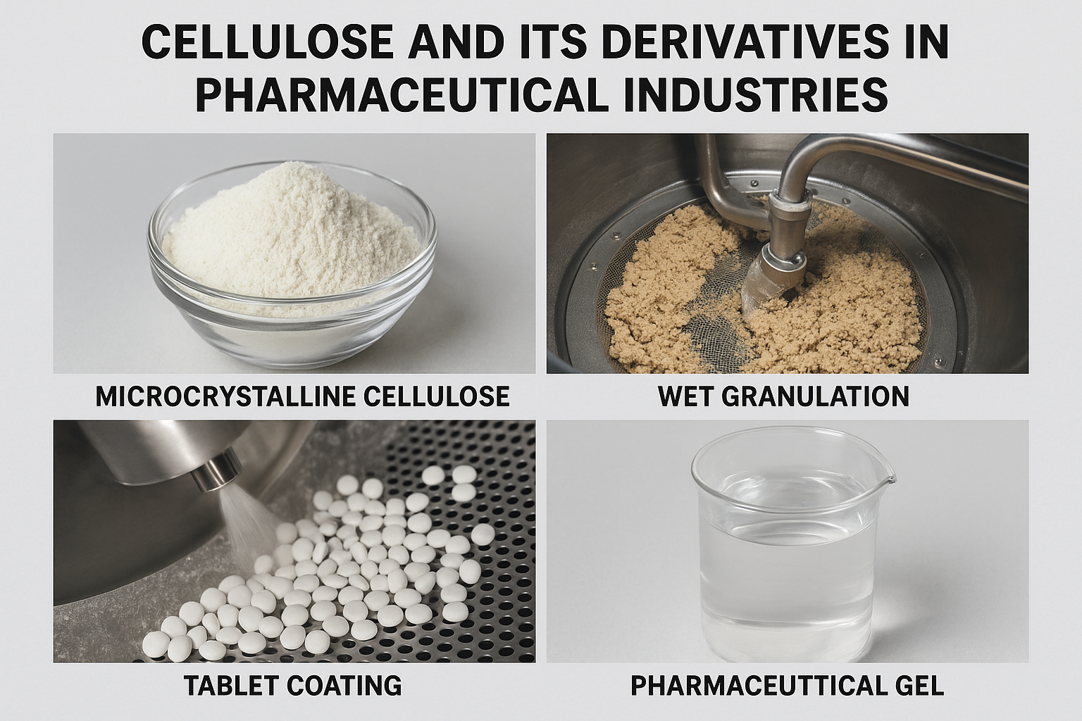 Cellulose And Its Derivatives In Pharmaceutical Industries