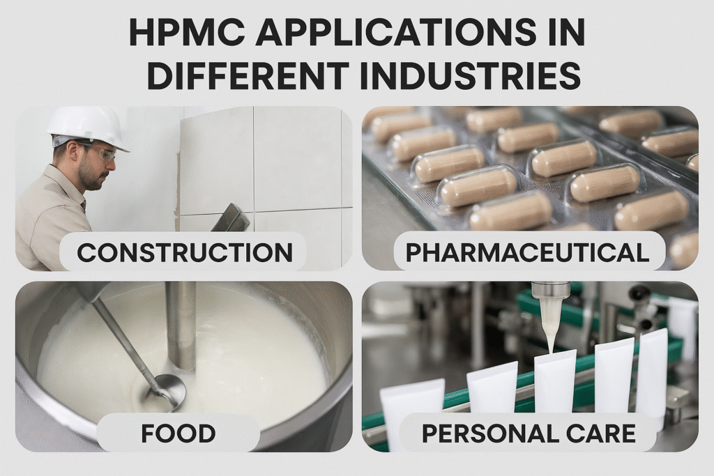 HPMC applications in different industries