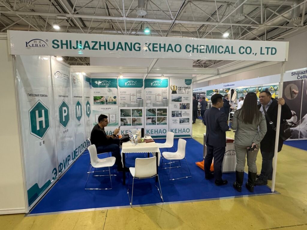 KEHAO team at international construction exhibition KEHAO exhibition booth