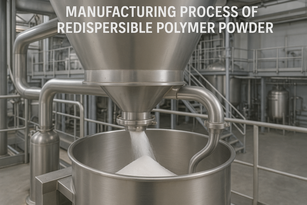 Production line for quality RDP Manufacturing process of redispersible polymer powder