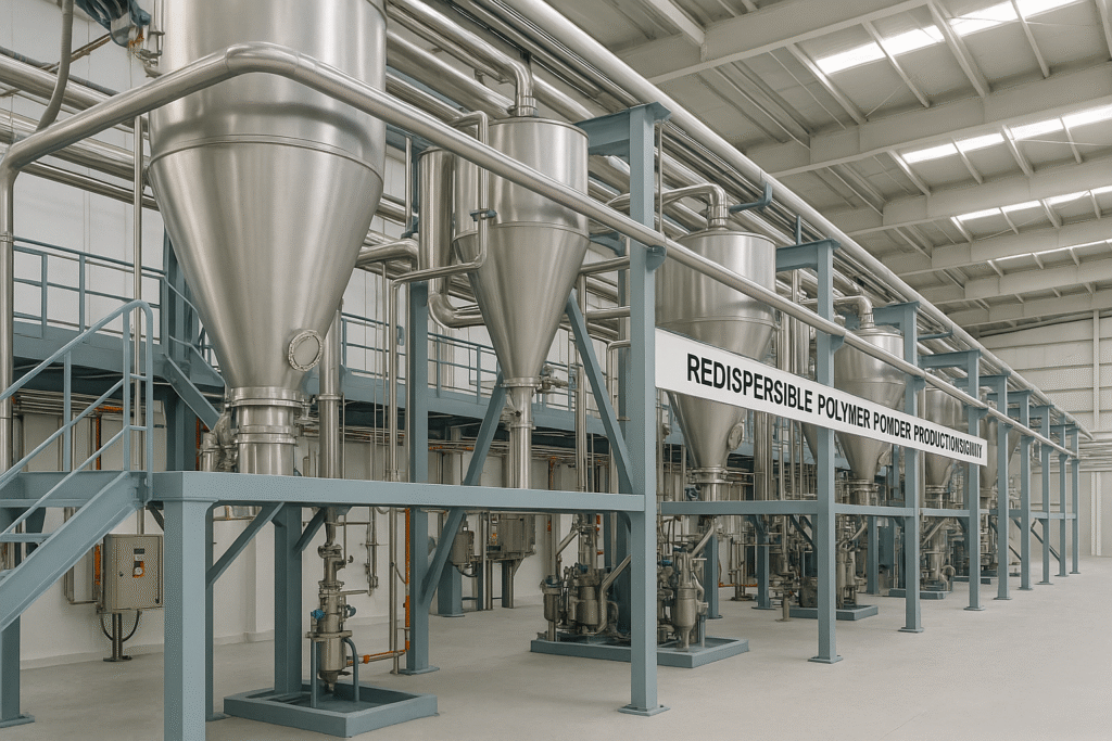 Modern RDP production line Redispersible polymer powder production facility
